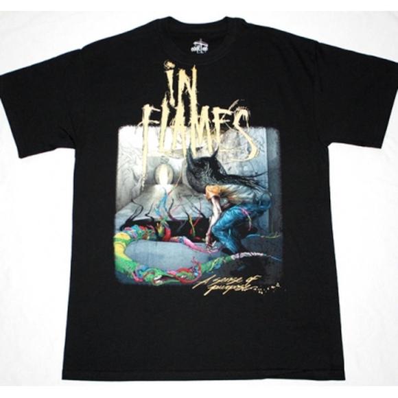 In Flames A Sense Of Purpose New Black T-Shirt - Picture 1 of 4